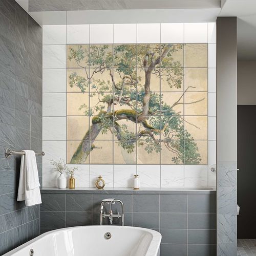 Carrelage en porcelaine - TREE BRANCHES - Tempera Art Design - imprimé / d'intérieur / pour intérieur