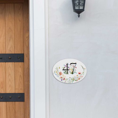 Plaque signalétique pour porte - 201990 - Tempera Art Design - murale / en céramique / en porcelaine