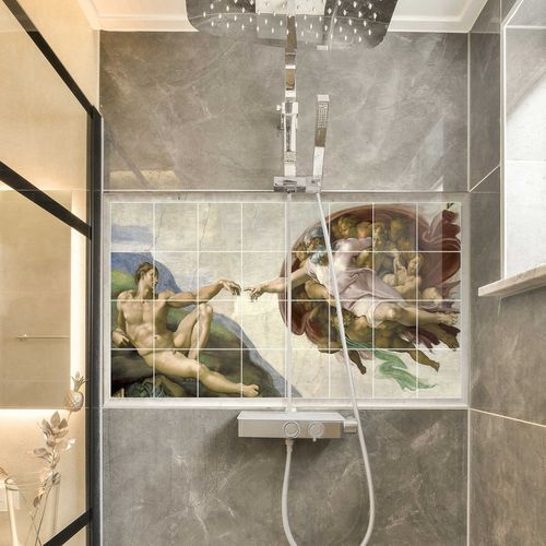 Carrelage en porcelaine - THE CREATION OF ADAM - Tempera Art Design - imprimé / personnalisé / d'intérieur