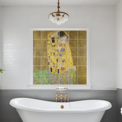 Carrelage en porcelaine - THE KISS BY GUSTAV KLIMT - Tempera Art Design - imprimé / personnalisé / en impression numérique