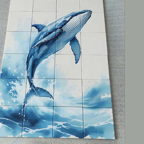 Carrelage en porcelaine - WHALE - Tempera Art Design - brillant / mat / pour intérieur