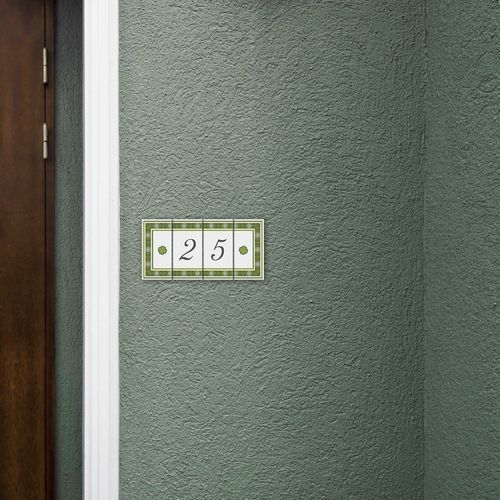 Plaque signalétique pour porte - SHAMROCK  - Tempera Art Design - murale / en enduit / d'extérieur