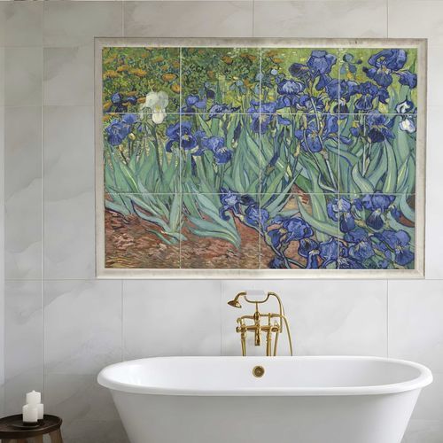 Carrelage en céramique - IRISES BY VAN GOGH - Tempera Art Design - en porcelaine / en marbre / imprimé