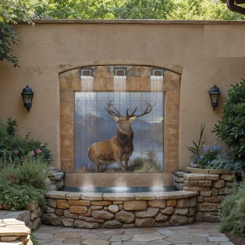 Carrelage en porcelaine - DEER  - Tempera Art Design - imprimé / intérieur / extérieur