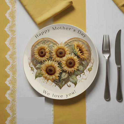 Assiette fait main - 209341 - Tempera Art Design - de service / plate / ronde