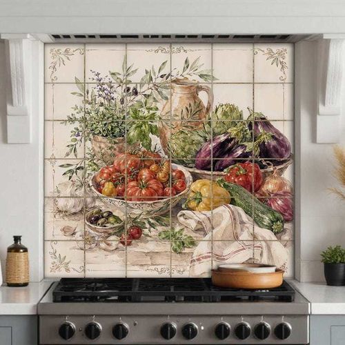 Carrelage en céramique - RUSTIC VEGETABLE - Tempera Art Design - imprimé / rustique / pour intérieur
