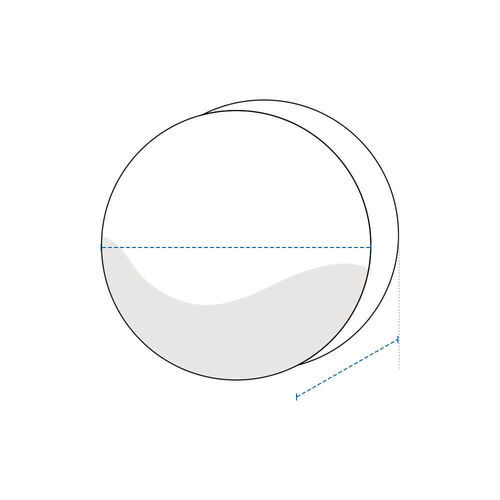 Taie d'oreiller en tissu - Round Cushion Cover - Covers & All - en tissu acrylique / TPU / en toile enduite