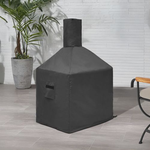 Housse de protection pour cheminée - SQUARE FIRE PIT CUSTOM - Covers & All - pour brasero / en tissu / en PVC