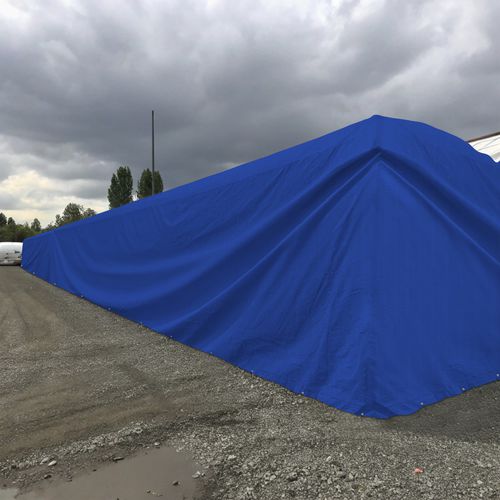 Bâche de protection en textile - CUSTOM INSULATED TARP - Covers & All - en polyéthylène PE / pour serre / pour abri