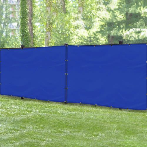Pare-vue en panneau - HEAVY DUTY CUSTOM FENCE - Covers & All - en polyester / enduit PVC / aspect tissu