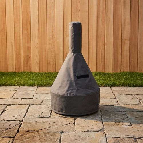 Housse de protection pour brasero - CAST IRON - Covers & All - pour cheminée / pour chauffage de terrasse / en polyester