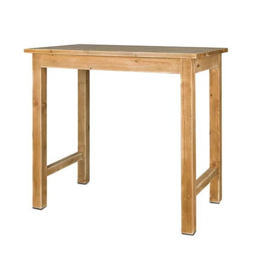 Table mange-debout contemporaine - TA04323 - Tradis Design - en bois massif / avec piètement en bois massif / rectangulaire