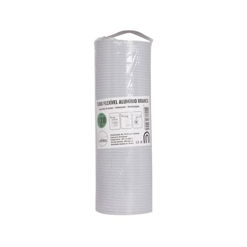 Tuyau souple en aluminium - EXTENSION WHITE - Nortuflex - pour climatisation / renforcé