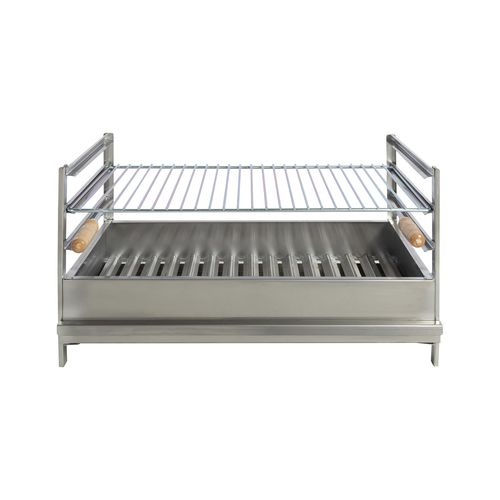 Barbecue à charbon - 5600927502950 - Nortuflex - encastrable / en acier inoxydable / pour cuisine d'extérieur