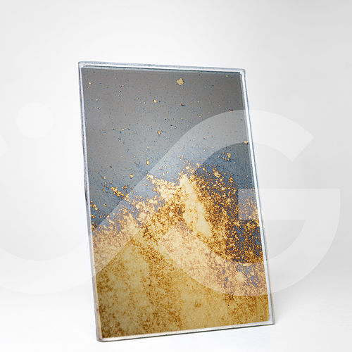 Miroir mural - Infiniglass - non spécifié / bleu / aspect bronze