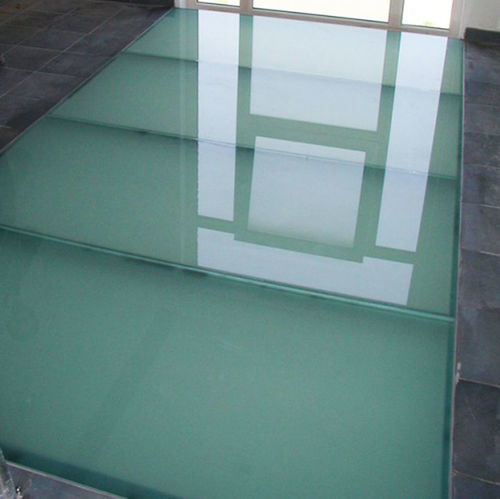 Panneau en verre structurel - Infiniglass - feuilleté / trempé / transparent