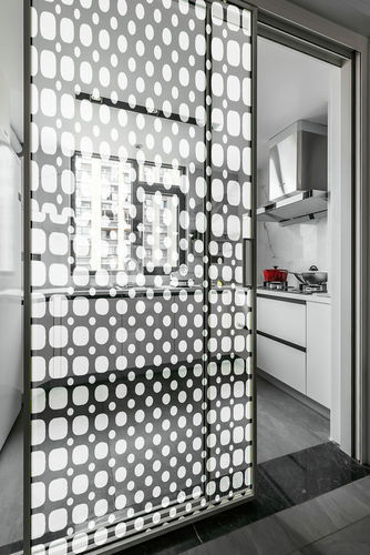 Film décoratif pour mobilier - POIS CARRÉS - Infiniglass - pour agencement intérieur / pour cloison / pour applications sur verre