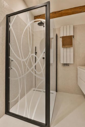 Panneau en verre avec sablage - GRANDS ARCS - Infiniglass - structurel / à motif / peint