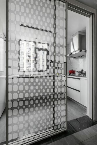 Panneau en verre avec sablage - POIS CARRÉS - Infiniglass - structurel / à motif / coloré