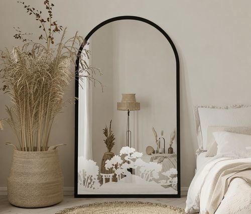 Panneau en verre avec sablage - PAYSAGE ZEN - Infiniglass - structurel / à motif / miroir