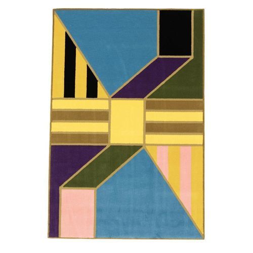 Tapis moderne - GEOMETRIA - L'Atelier Bérengère Guénant - géométrique / en laine de Nouvelle Zélande / rectangulaire
