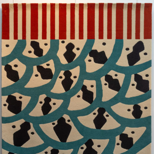 Tapis contemporain - AFRICAN SPIRIT - L'Atelier Bérengère Guénant - à motif / en laine de Nouvelle Zélande / rectangulaire