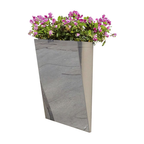 Jardinière en acier - LL53 - triangulaire / sur mesure / verticale