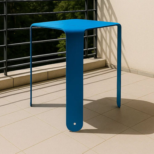 Table d'appoint contemporaine - GALAS - LL53 - en métal / avec piètement en métal / courbée