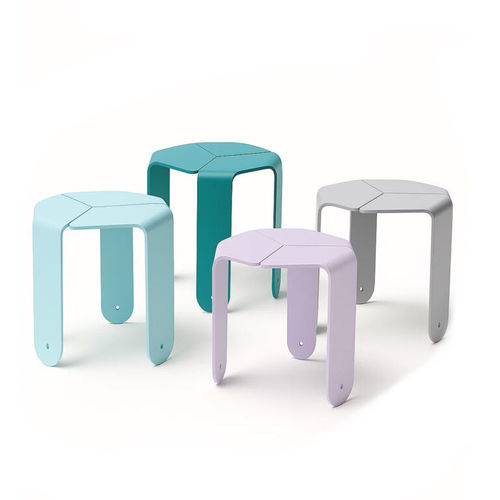 Chaise de salle à manger moderne - GALAS - LL53 - d'intérieur / pour extérieur / en métal