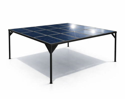 Pergola autoportée - Pergola su Misura Fotovoltaica - LL53 - en aluminium / à lames orientables / sur mesure