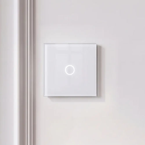 Interrupteur tactile - PP-T01S-A11B - LightON - encastré / en métal / face en verre trempé