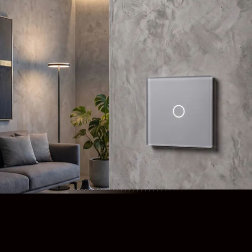 Interrupteur tactile - PP-T01-A13B - LightON - encastré / en métal / face en verre trempé