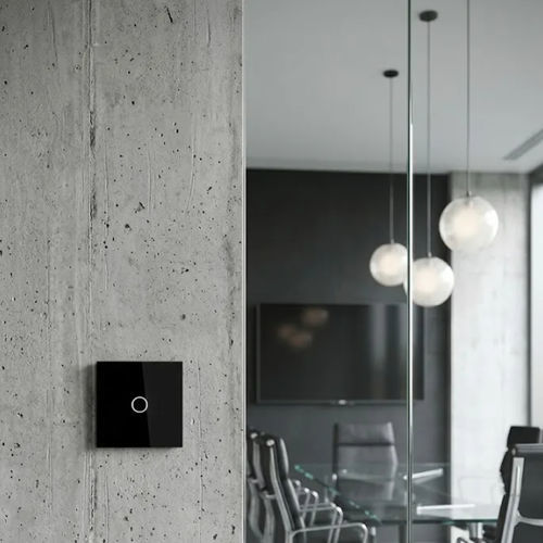 Interrupteur tactile - PP-T01S-A12B - LightON - électronique / encastré / face en verre trempé