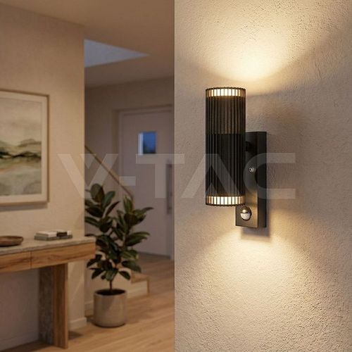 Applique murale contemporaine - 24307 - V-TAC - pour façade / en aluminium / ronde
