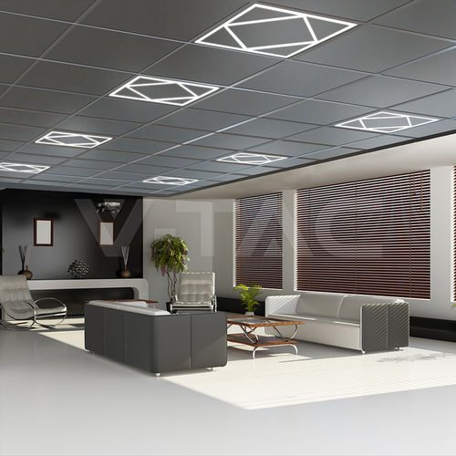 Panneau led pour plafond - 24168 - V-TAC - en kit / industriel / pour établissement de santé