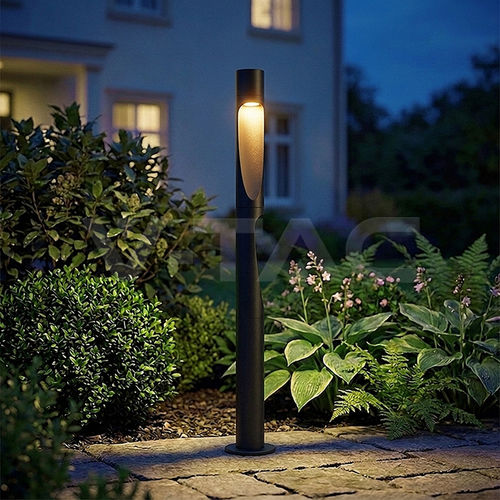 Borne d'éclairage de jardin - 243536 - V-TAC - pour espace public / moderne / en aluminium