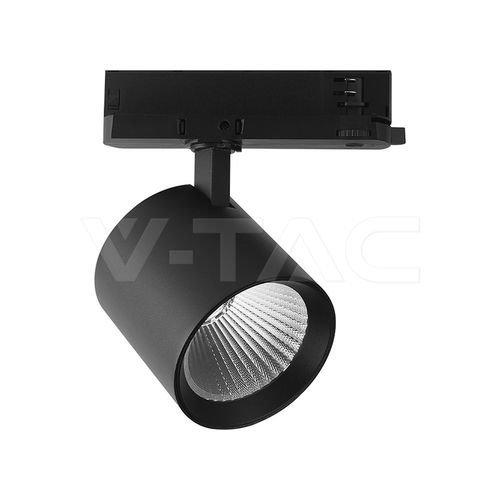 Éclairage sur rail à LED - 241656 - V-TAC - rond / en aluminium / pour musée
