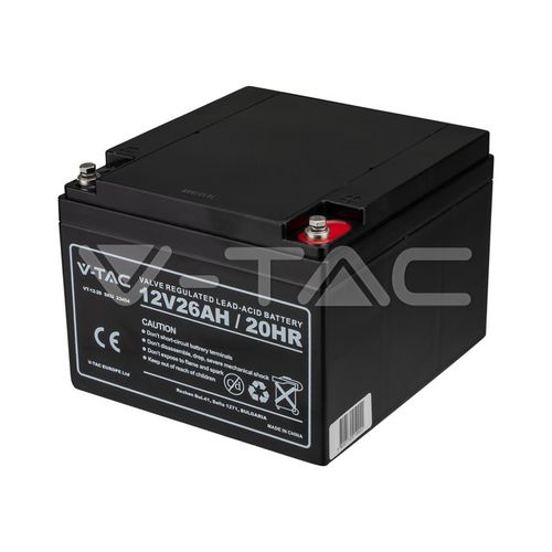 Batterie plomb-acide - 23454 - V-TAC - rectangulaire / 12 V / pour onduleur
