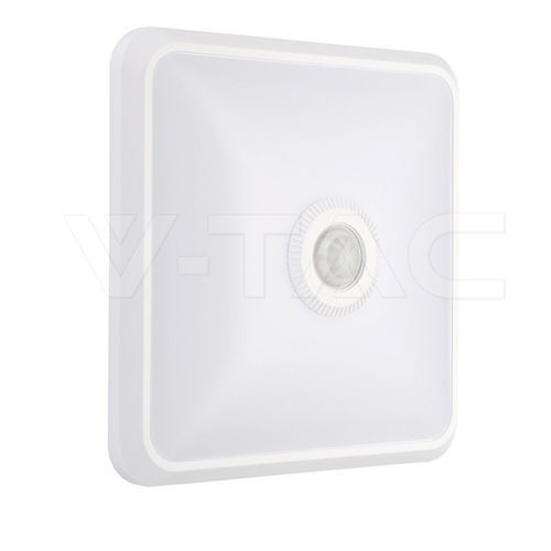 Plafonnier contemporain - 234196 - V-TAC - carré / en PC / à LED