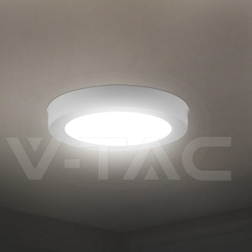 Plafonnier contemporain - 78736 - V-TAC - rond / en plastique / à LED
