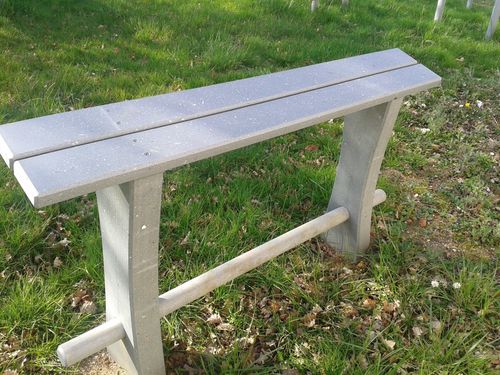 Banc contemporain - ADR-150 - Urban'Ex - en matières recyclées / sans dossier / sans accoudoirs