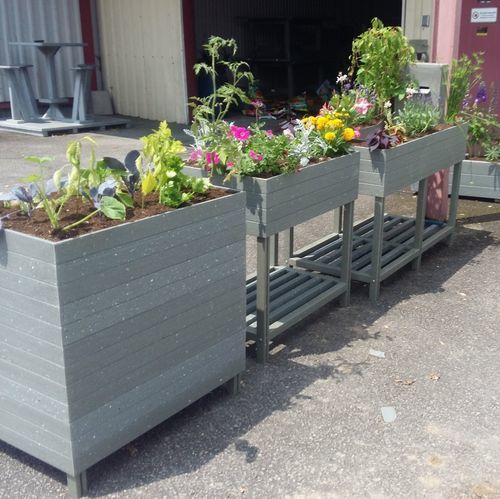Carré potager en plastique recyclé - CP - Urban'Ex - pour espace public / d'extérieur / recyclable