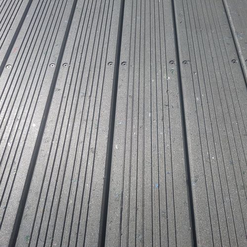 Lame de terrasse en plastique recyclé - LTR-300 - Urban'Ex - grise / marron / de jardin