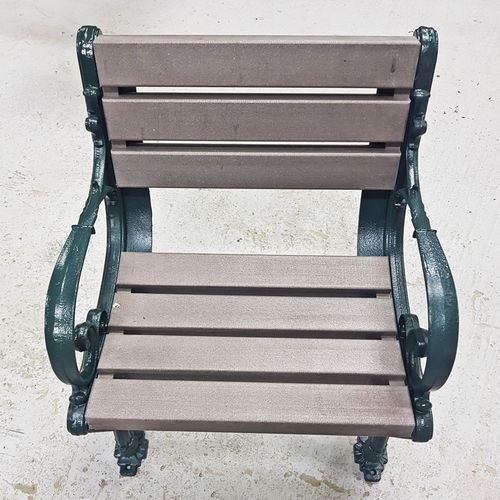 Banc contemporain - Urban'Ex - en plastique recyclé / en bois / avec dossier