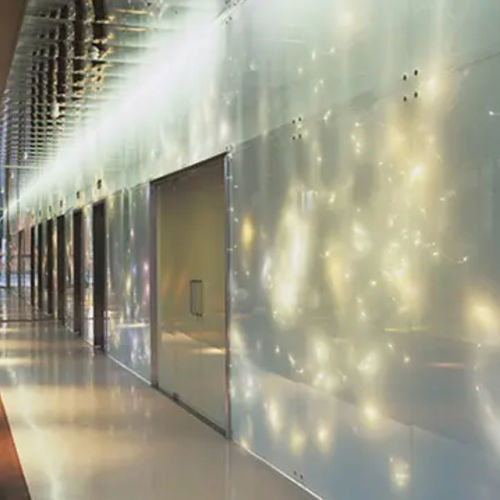 Panneau en verre trempé - OPALIT&reg; EVOLUTION - Saint Gobain Glass France - translucide / coloré / émaillé