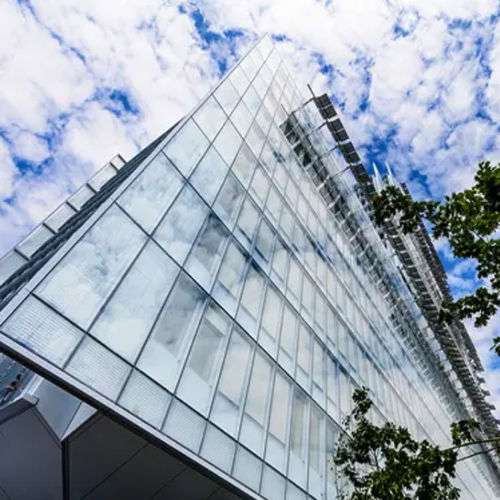 Panneau en verre de sécurité - COOL-LITE&reg; ST BRIGHT SILVER - Saint Gobain Glass France - à contrôle solaire / isolant / acoustique