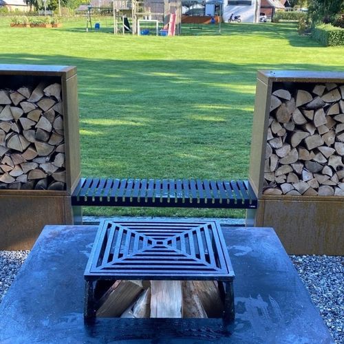 Grille barbecue pour cheminée - BBQ  - byJEMA