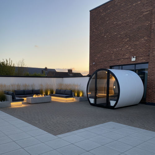 Cabine de jardin en composite - The meeting pod - en mousse / en tissu / professionnelle