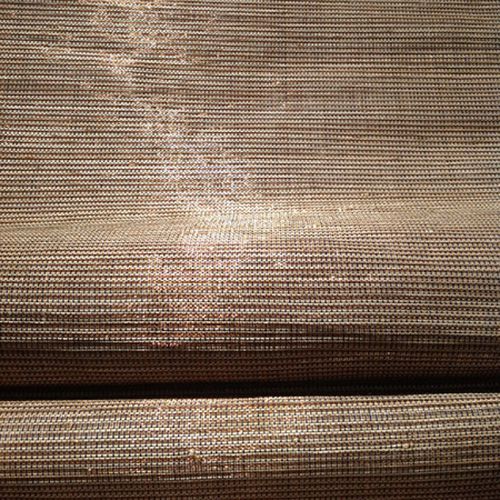 Tissu pour store enrouleur - POLYCUIVRE - BISSON BRUNEEL - uni / en abaca / en cuivre