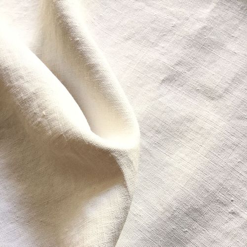 Tissu pour rideaux - ANTIGUA - BISSON BRUNEEL - uni / en lin / en acrylique